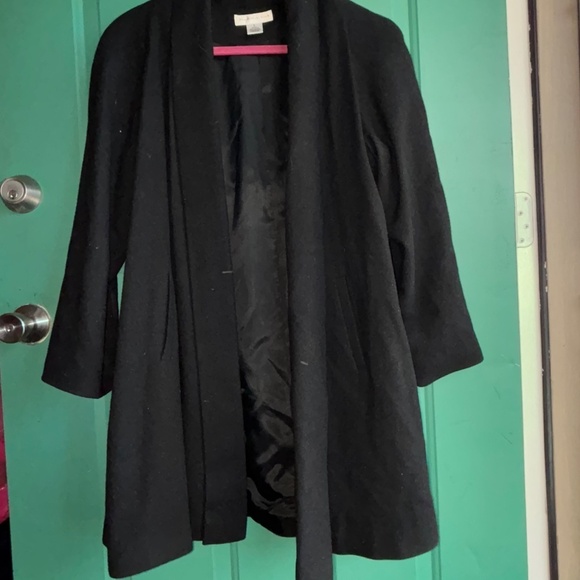 Preston & York stunning black medium wool coat - Picture 6 of 7